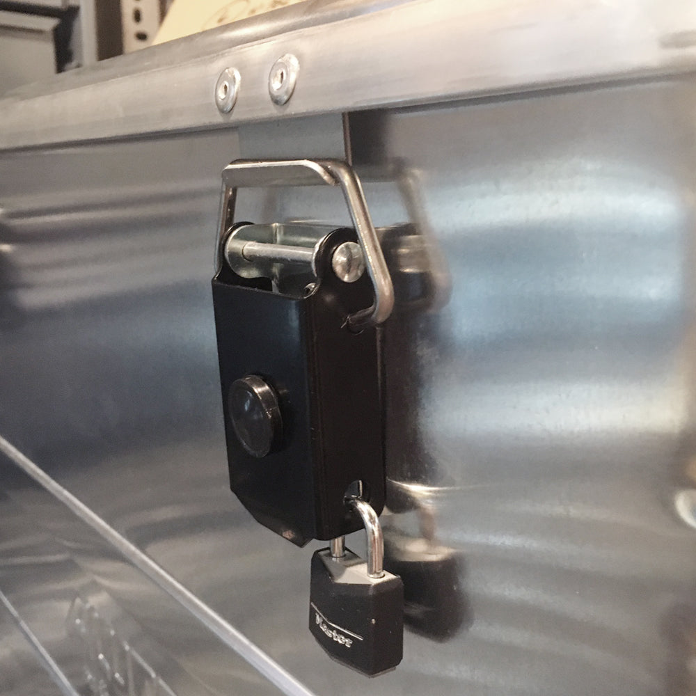 ALPOS ALUMINUM CONTAINER / WITH LID - S(47L)