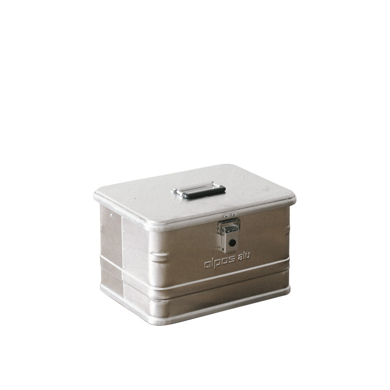 ALPOS ALUMINUM CONTAINER / WITH LID - XS(29L)
