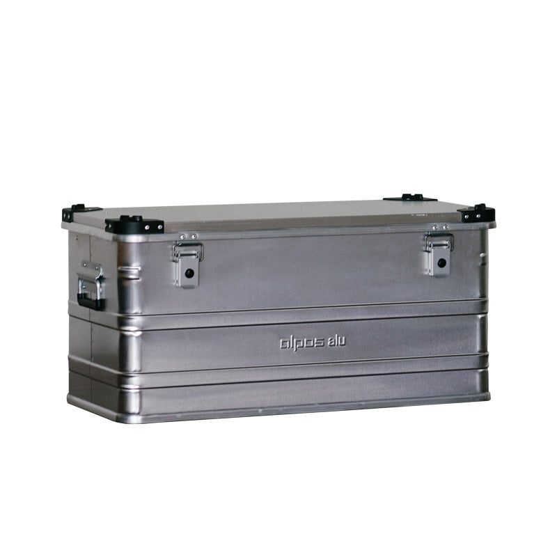 ALPOS ALUMINUM CONTAINER / WITH STACKING CORNER - L (92L)