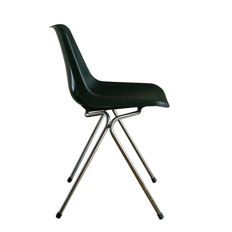 ROBIN DAY POLYSIDE CHAIR / CHROME FRAME