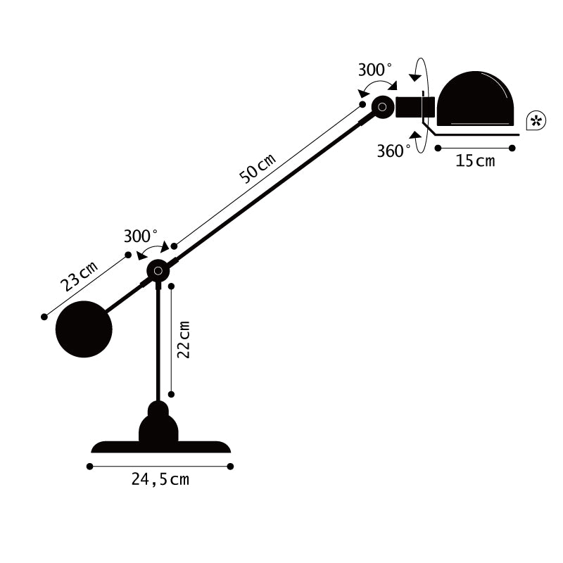 JIELDE LOFT B5000I DESK LAMP