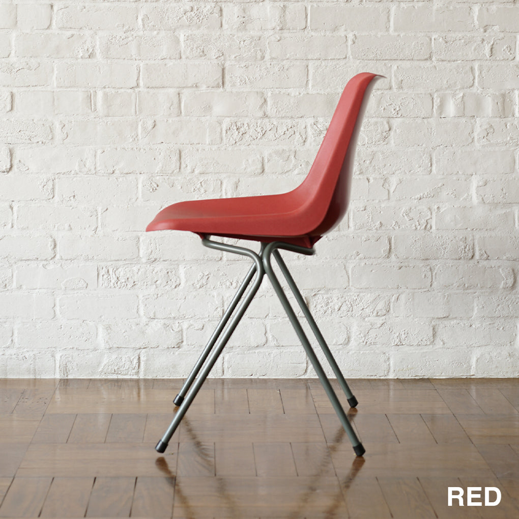 ROBIN DAY POLYSIDE CHAIR / DARK GREY FRAME