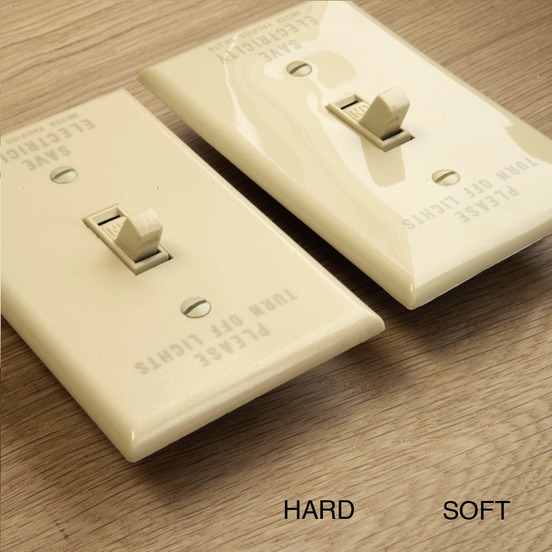 SAVE ENERGY TOGGLE SWITCH PLATE - IVORY