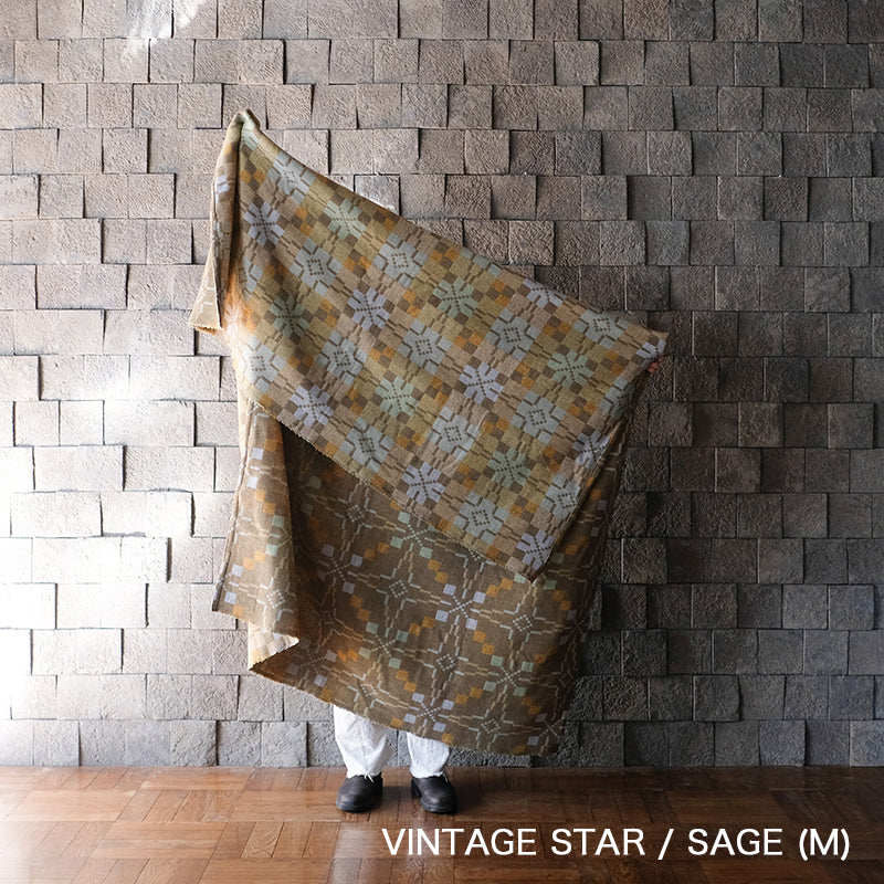 MELIN TREGWYNT BLANKET -VINTAGE STAR Sage