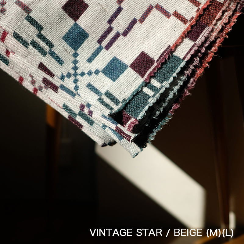 MELIN TREGWYNT BLANKET -VINTAGE STAR BEIGE