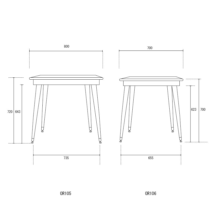 SQUARE TABLE