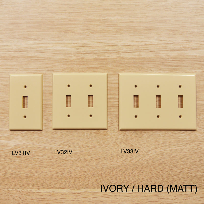 TOGGLE SWITCH PLATE - IVORY