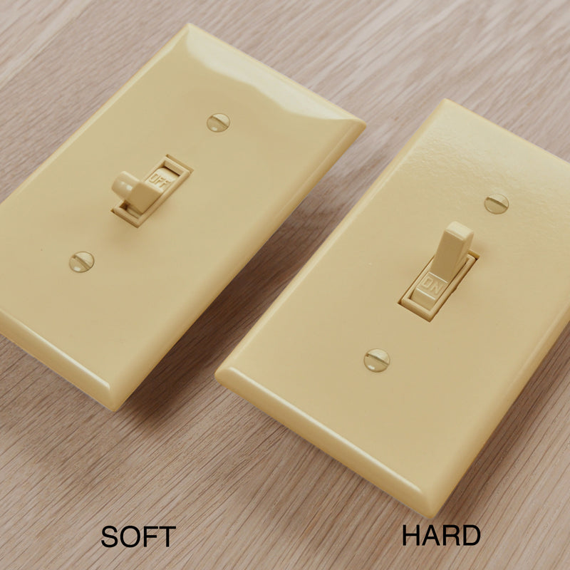 TOGGLE SWITCH PLATE - IVORY