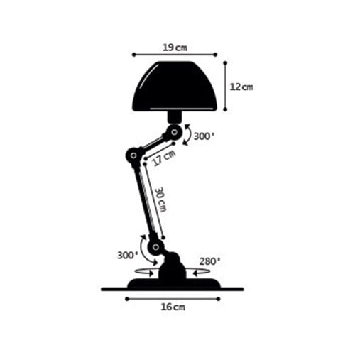 JIELDE AICLER AIC373 CURVE DESK LAMP