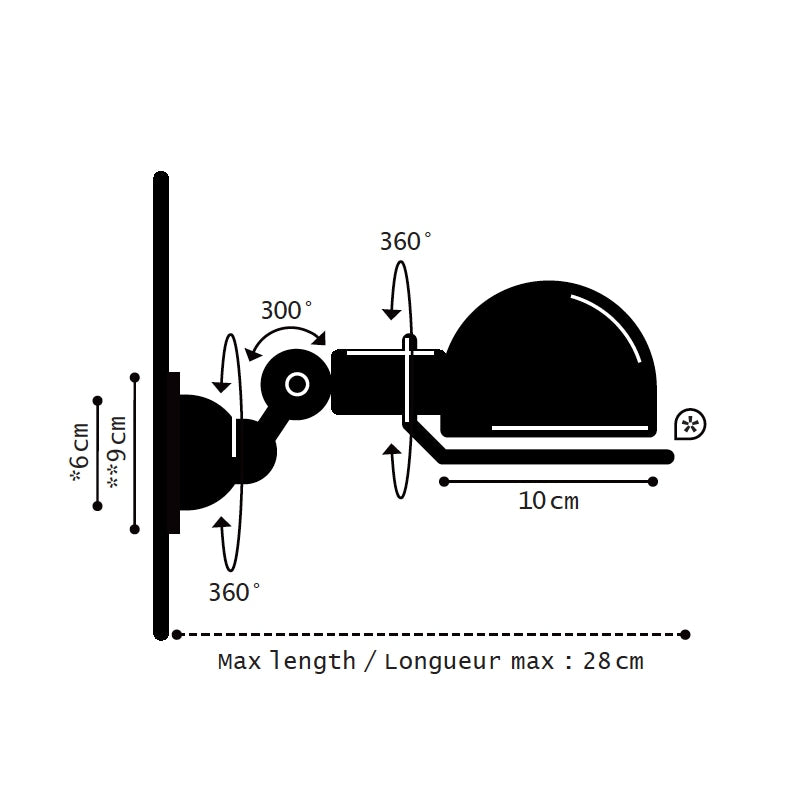 JIELDE SIGNAL SI300 WALL LAMP