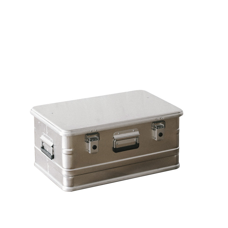 ALPOS ALUMINUM CONTAINER / WITH LID - S（47L）