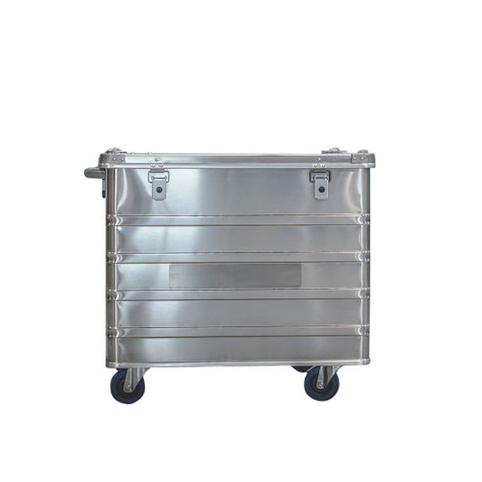 ALPOS ALUMINUM CONTAINER / WITH STACKING CORNER - XL WITH WHEEL (239L)