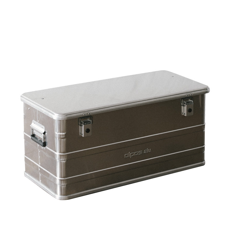 ALPOS ALUMINUM CONTAINER / WITH LID - L（92L）