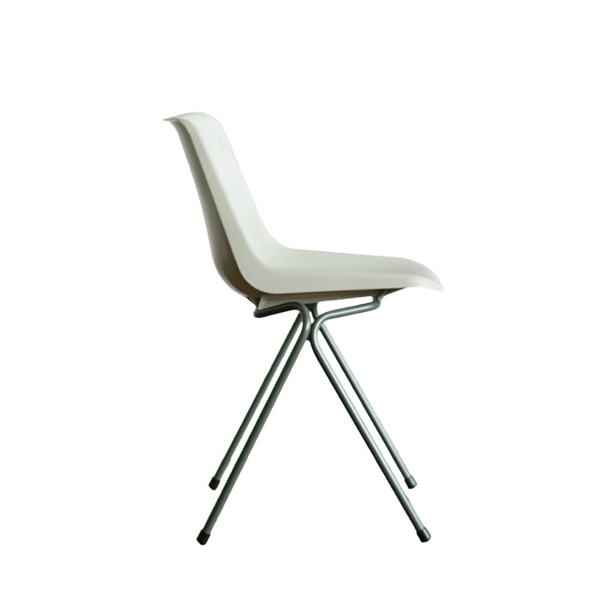 ROBIN DAY POLYSIDE CHAIR / DARK GREY FRAME