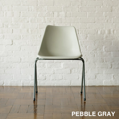 ROBIN DAY POLYSIDE CHAIR / DARK GREY FRAME