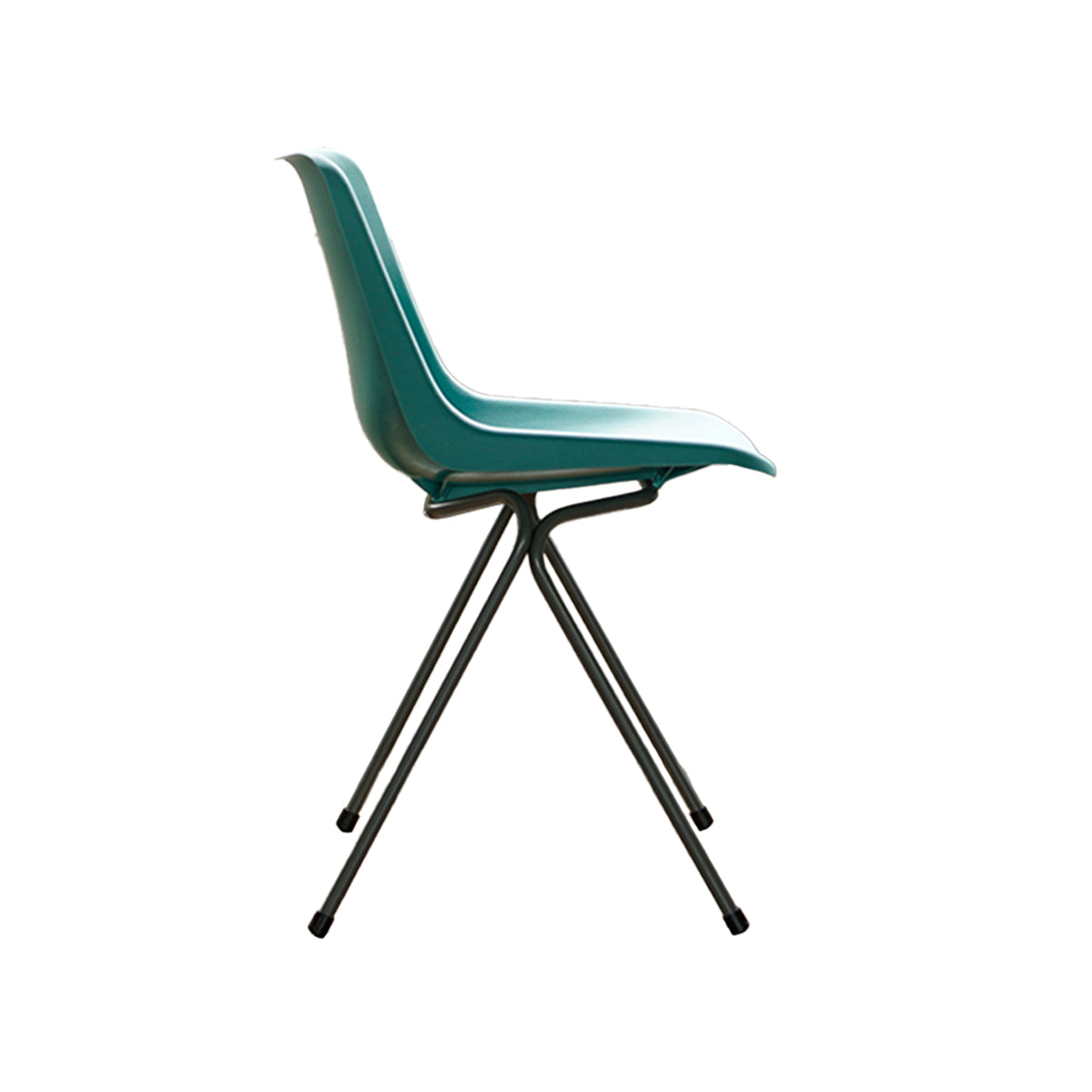 ROBIN DAY POLYSIDE CHAIR / DARK GREY FRAME