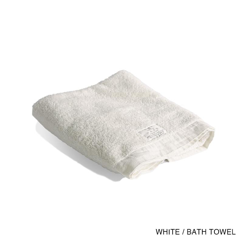 Y's/IKEUCHI ORGANIC] HAND TOWEL (SET OF 2 PIECES)(FREE SIZE Off White x  Black): Y's｜THE SHOP YOHJI YAMAMOTO
