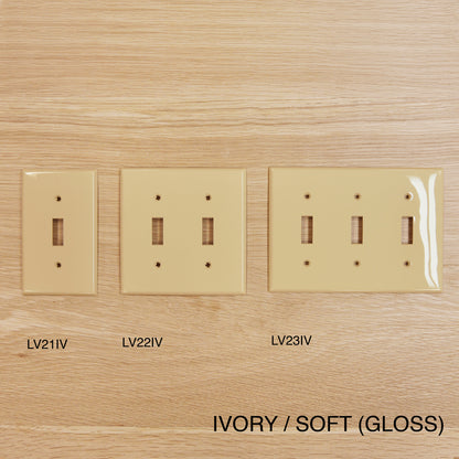 TOGGLE SWITCH PLATE - IVORY